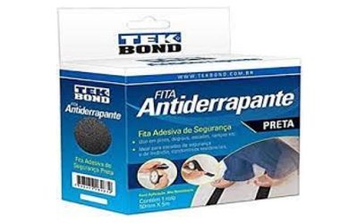 FITA ANTIDERRAPANTE 50 X 5 MT. PRETA TEKBOND
