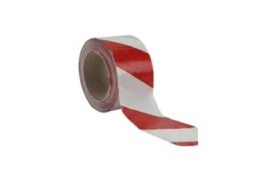 FITA ZEBRADA VERMELHA E BRANCA-100 MTS – PLASTCOR